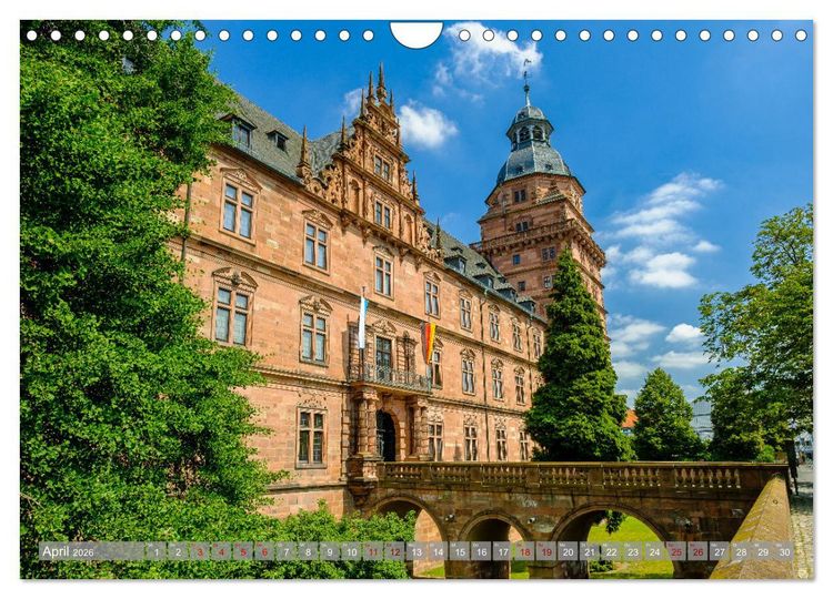 Produktbild: Ein Blick auf Aschaffenburg (Wandkalender 2026 DIN A4 quer), CALVENDO Monatskalender