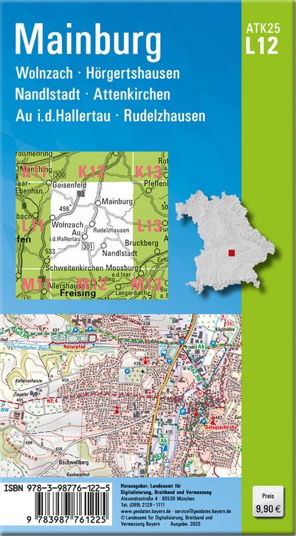 Produktbild: ATK25-L12 Mainburg (Amtliche Topographische Karte 1:25000)