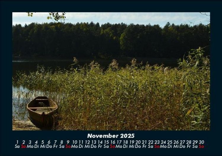Produktbild: Landschaftskalender 2025 Fotokalender DIN A5
