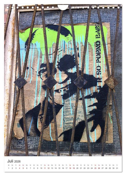 Produktbild: StreetArt Berlin (Wandkalender 2026 DIN A4 hoch), CALVENDO Monatskalender