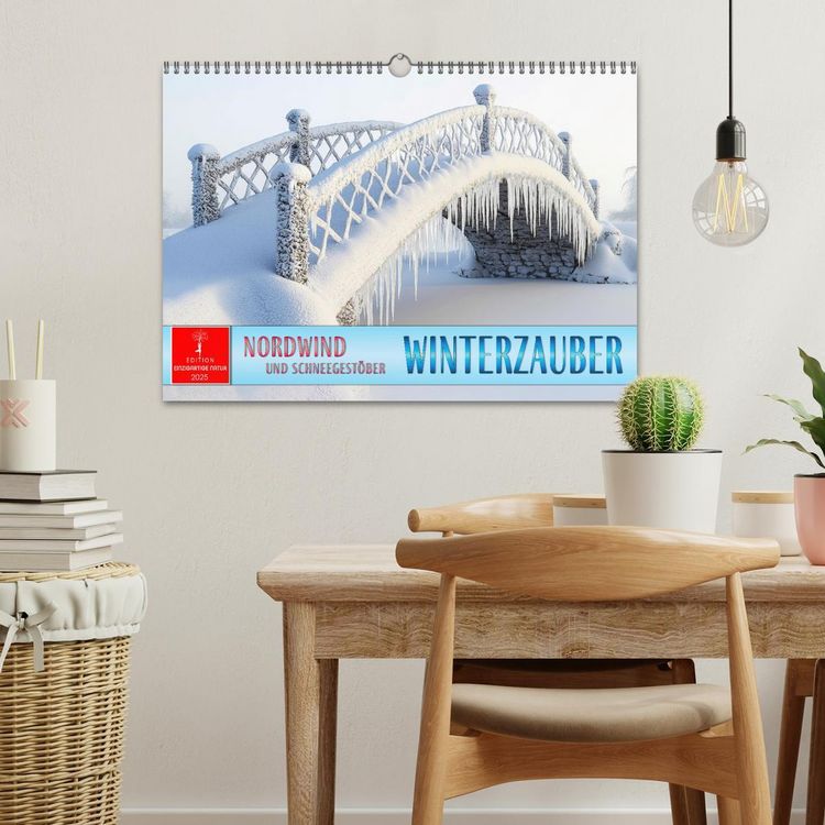 Produktbild: Winterzauber - Nordwind und Schneegest&ouml;ber (Wandkalender 2026 DIN A3 quer), CALVENDO Monatskalender