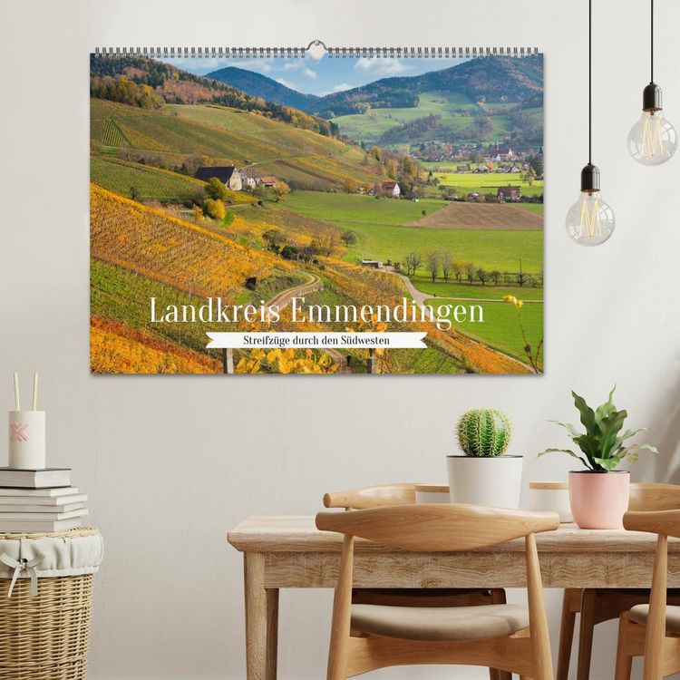 Produktbild: Landkreis Emmendingen - Streifz&uuml;ge durch den S&uuml;dwesten (Wandkalender 2026 DIN A2 quer), CALVENDO Monatskalender