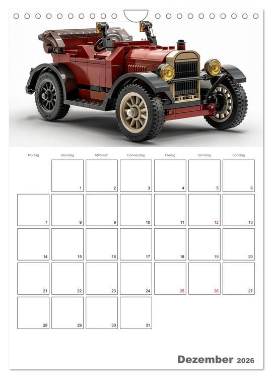 Produktbild: Gesteckte coole Flitzer (Wandkalender 2026 DIN A4 hoch), CALVENDO Monatskalender