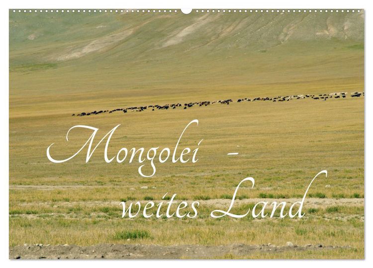 Produktbild: Mongolei - weites Land (Wandkalender 2026 DIN A2 quer), CALVENDO Monatskalender