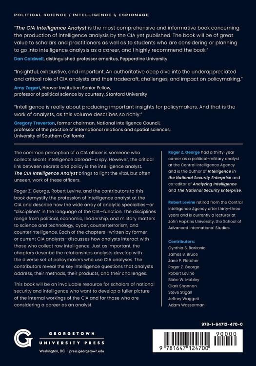 Produktbild: The CIA Intelligence Analyst