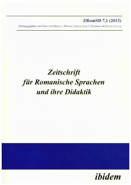 Produktbild: Zeitschrift f&uuml;r Romanische Sprachen und ihre Didaktik