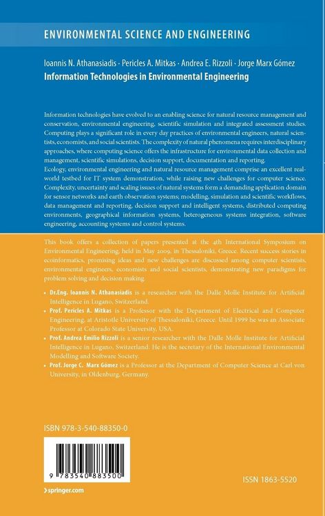 Produktbild: Information Technologies in Environmental Engineering