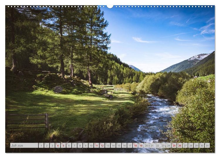 Produktbild: Das Ahrntal (Wandkalender 2026 DIN A2 quer), CALVENDO Monatskalender