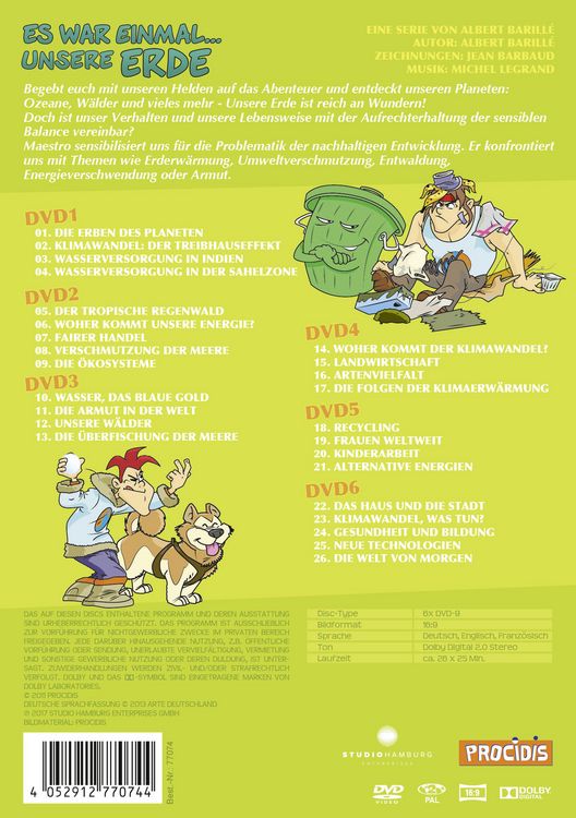 Produktbild: Es war einmal...Unsere Erde [6 DVDs]