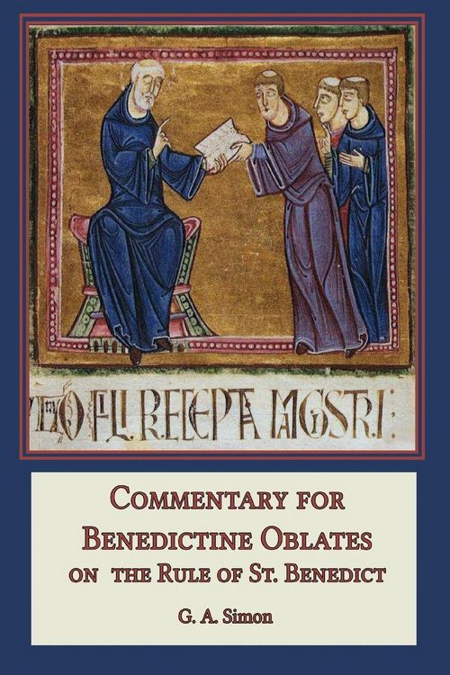 Produktbild: Commentary for Benedictine Oblates