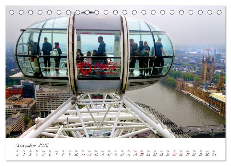 Produktbild: London - Metropole zwischen Tradition und Moderne (Tischkalender 2026 DIN A5 quer), CALVENDO Monatskalender