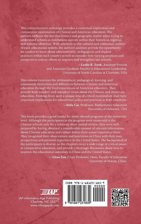 Produktbild: Chinese Education From the Perspectives of American Educators