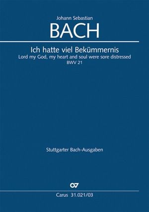 Produktbild: Ich hatte viel Bekümmernis (Klavierauszug)