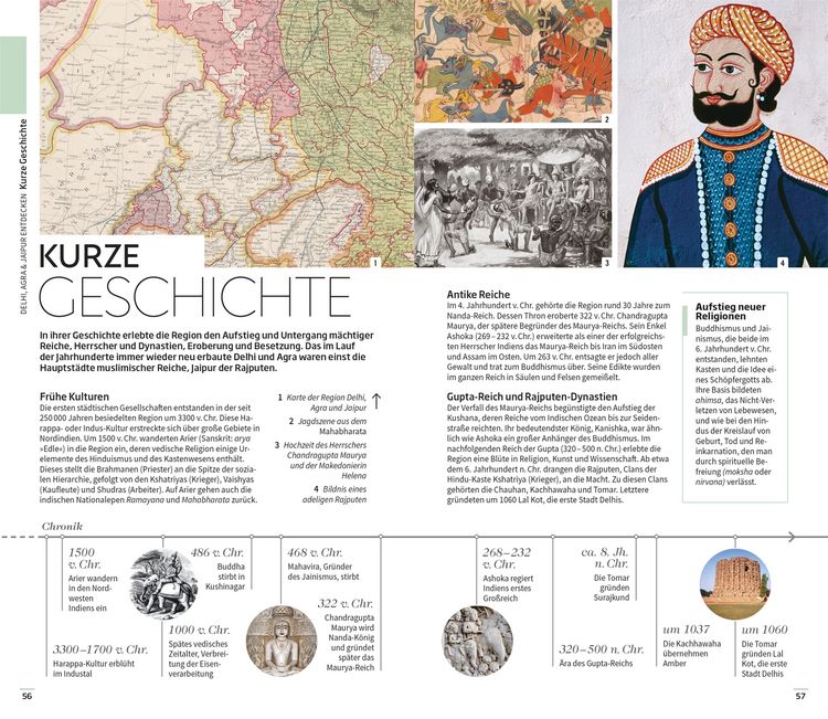 Produktbild: Vis-&agrave;-Vis Reisef&uuml;hrer Delhi, Agra & Jaipur