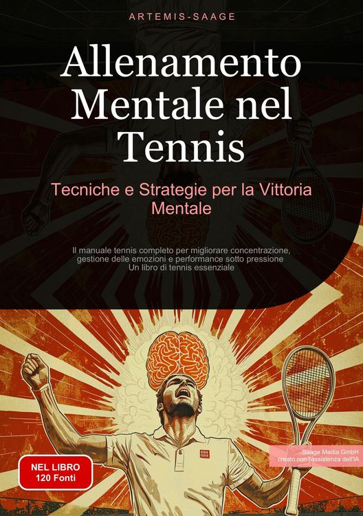 Produktbild: Allenamento Mentale nel Tennis: Tecniche e Strategie per la Vittoria Mentale