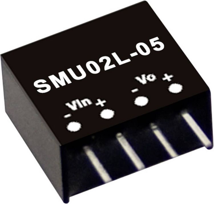 Produktbild: MEAN WELL SMU02L-12 DC/DC-Wandlermodul 167mA 2W Anzahl Ausg&auml;nge: 1 x Inhalt 1St.