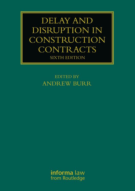 Produktbild: Delay and Disruption in Construction Contracts