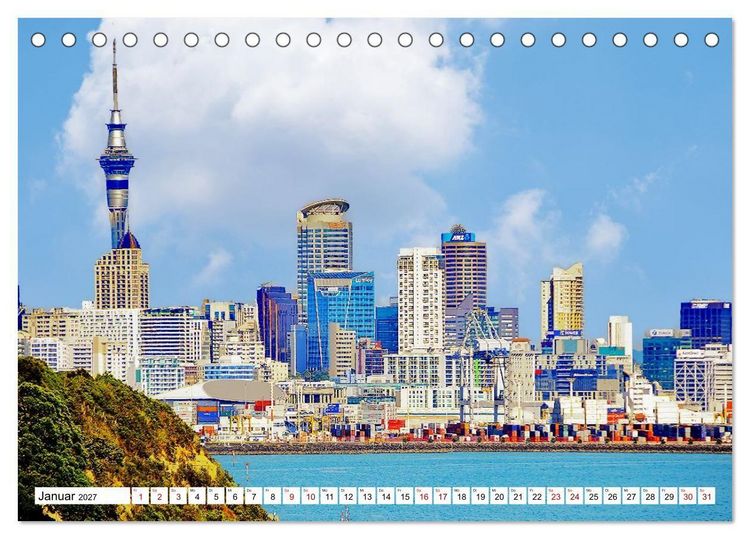 Produktbild: Neuseeland - Land der Kontraste (Tischkalender 2027 DIN A5 quer), CALVENDO Monatskalender