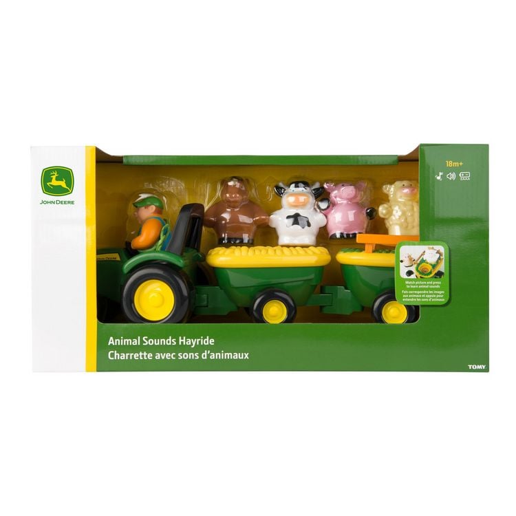 Produktbild: Heuwagen mit lustigen Tierger&auml;uschen