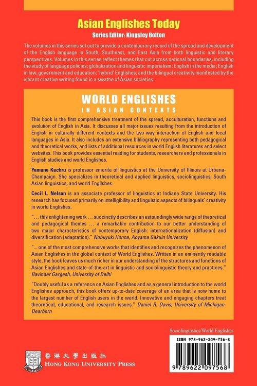 Produktbild: World Englishes in Asian Contexts
