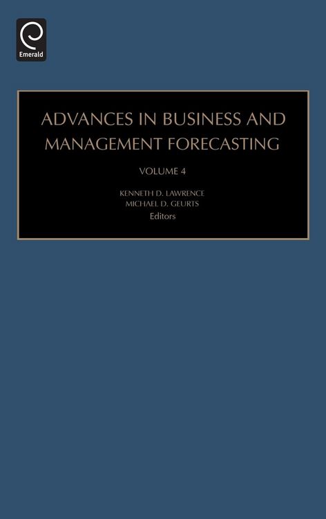 Produktbild: Advances in Business and Management Forecasting