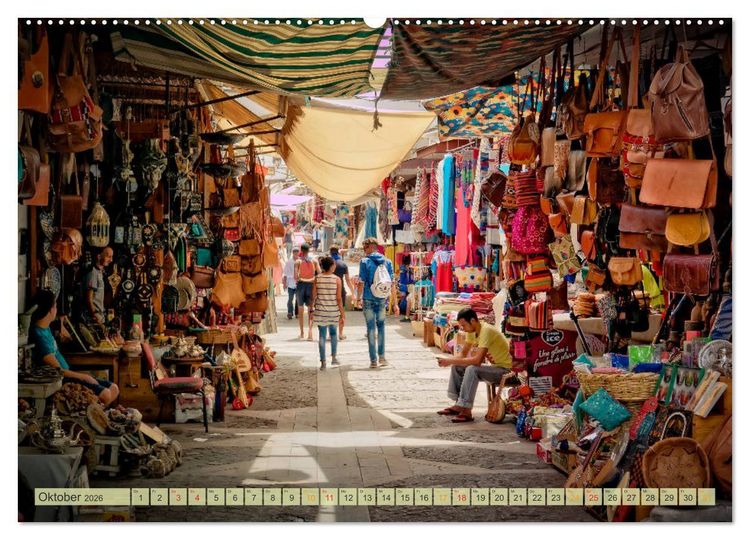 Produktbild: M&auml;rkte der Welt (hochwertiger Premium Wandkalender 2026 DIN A2 quer), Kunstdruck in Hochglanz