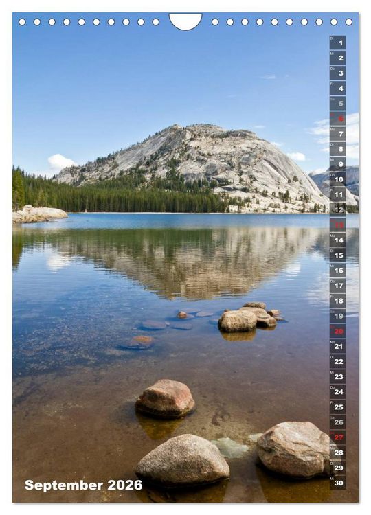 Produktbild: YOSEMITE VALLEY Natur Pur (Wandkalender 2026 DIN A4 hoch), CALVENDO Monatskalender