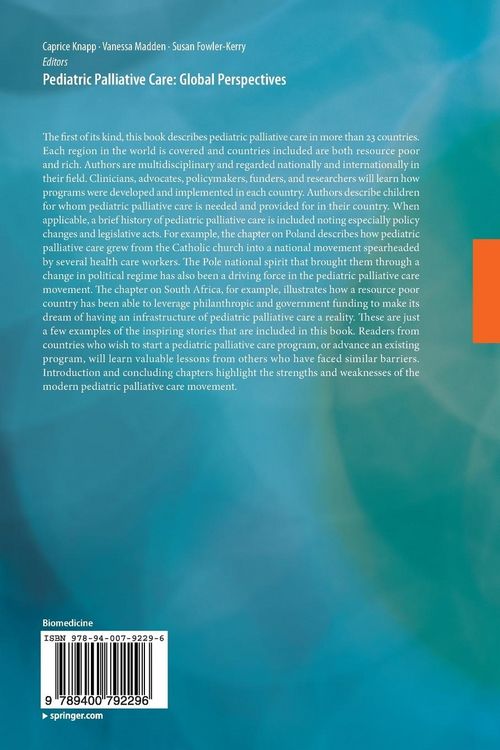 Produktbild: Pediatric Palliative Care: Global Perspectives