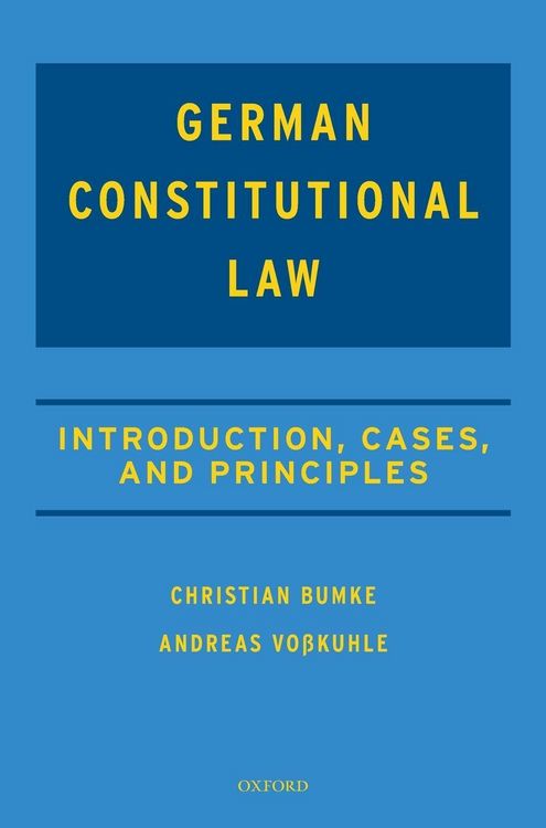 Produktbild: Casebook on German Constitutional Law