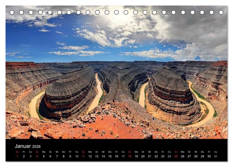 Produktbild: USA S&uuml;d-West (Tischkalender 2026 DIN A5 quer), CALVENDO Monatskalender
