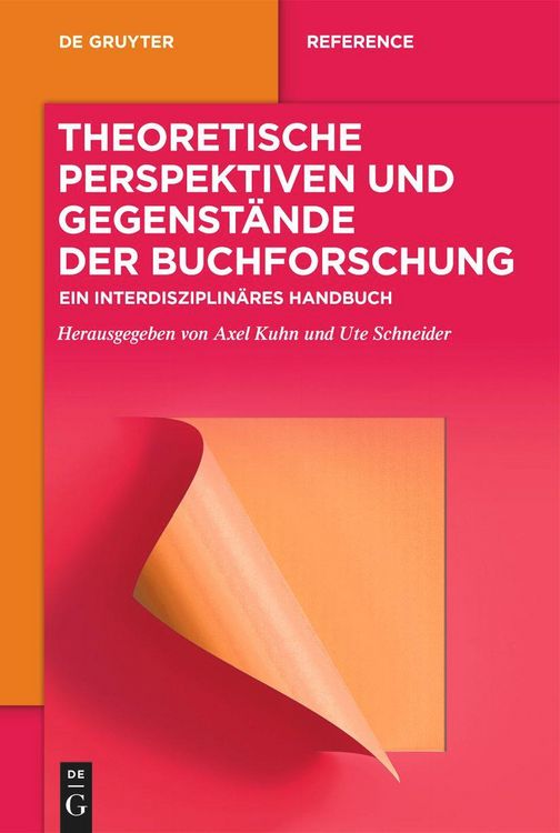 Produktbild: Theoretische Perspektiven und Gegenst&auml;nde der Buchforschung