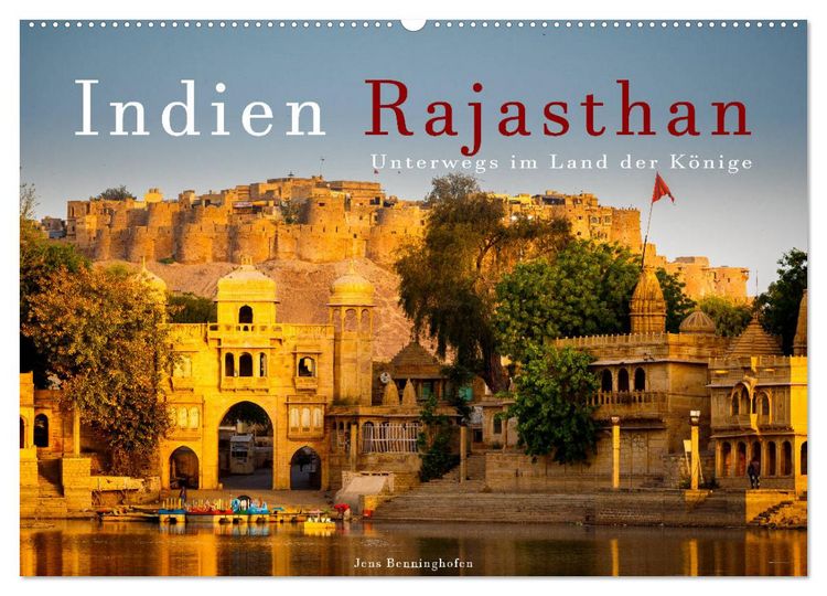 Produktbild: Indien Rajasthan: Unterwegs im Land der K&ouml;nige (Wandkalender 2026 DIN A2 quer), CALVENDO Monatskalender