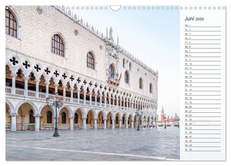 Produktbild: Venedig - Stille Momente (Wandkalender 2026 DIN A3 quer), CALVENDO Monatskalender