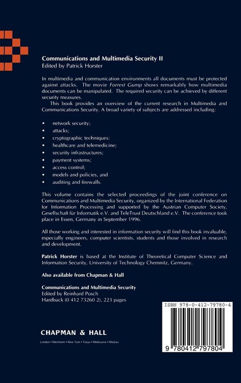 Produktbild: Communications and Multimedia Security II