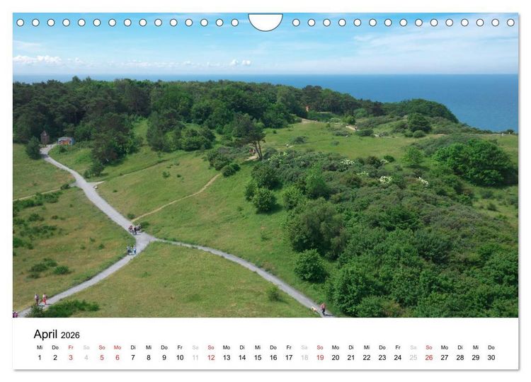 Produktbild: R&uuml;gen und Hiddensee (Wandkalender 2026 DIN A4 quer), CALVENDO Monatskalender