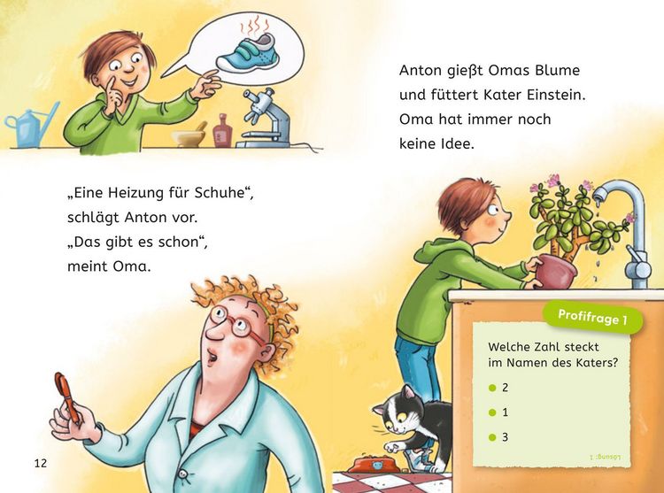Produktbild: Leseprofis &ndash; Die total verr&uuml;ckte Schrumpf-Maschine, 1. Klasse