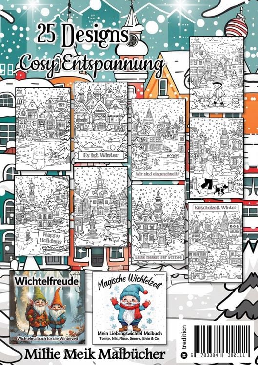 Produktbild: Malbuch Weihnachten f&uuml;r Erwachsene - Winter Malbuch f&uuml;r Erwachsene, Frauen, Jugendliche
