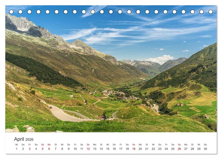 Produktbild: Schweizer Alpenp&auml;sse (Tischkalender 2026 DIN A5 quer), CALVENDO Monatskalender