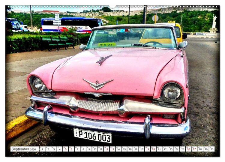 Produktbild: PLYMOUTH '55 (Wandkalender 2026 DIN A2 quer), CALVENDO Monatskalender