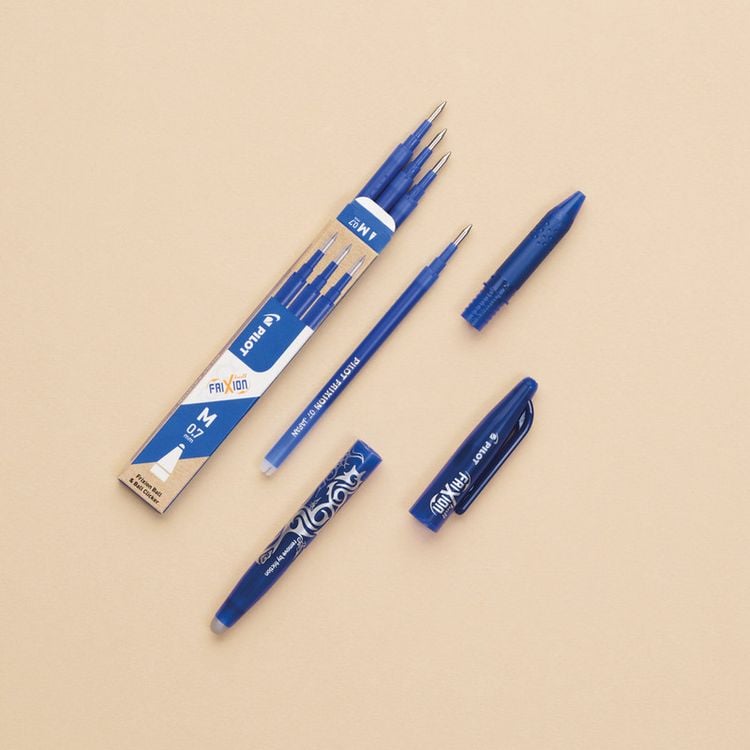 PILOT Mine FriXion Ball blau, 3er Set