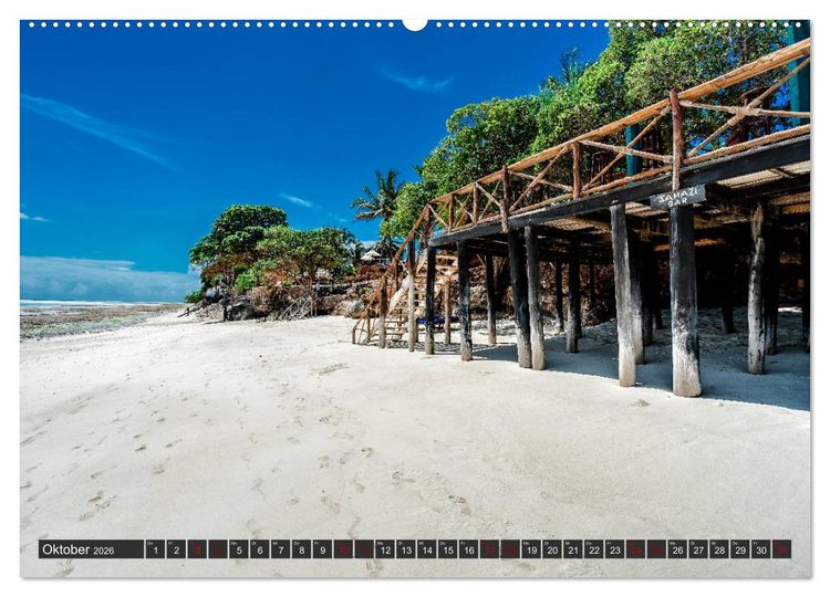 Produktbild: Inselparadies Sansibar (hochwertiger Premium Wandkalender 2026 DIN A2 quer), Kunstdruck in Hochglanz