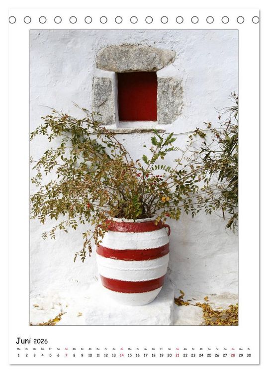 Produktbild: Griechische Gef&uuml;hle (Tischkalender 2026 DIN A5 hoch), CALVENDO Monatskalender