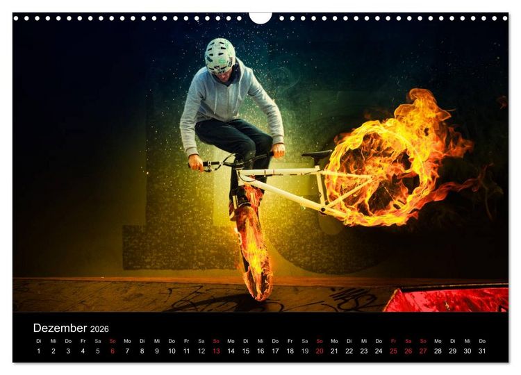 Produktbild: BMX My Life (Wandkalender 2026 DIN A3 quer), CALVENDO Monatskalender
