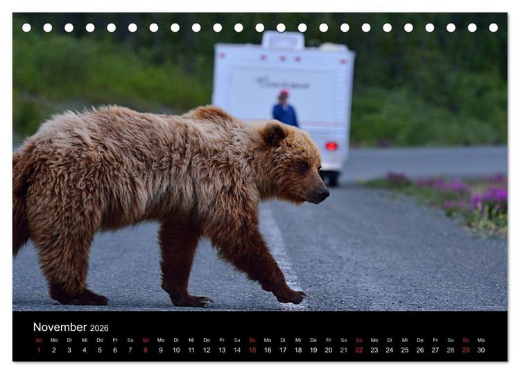Produktbild: KANADA - Mit Campmobil quer durch (Tischkalender 2026 DIN A5 quer), CALVENDO Monatskalender