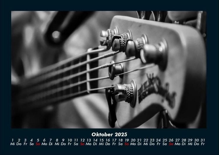 Produktbild: Musik 2025 Fotokalender DIN A4