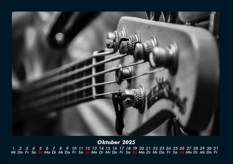 Produktbild: Musik 2025 Fotokalender DIN A4