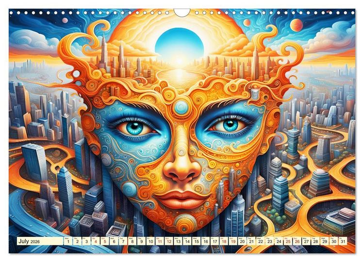 Produktbild: Faces of the metropolis (Wall Calendar 2026 DIN A3 landscape), CALVENDO 12 Month Wall Calendar
