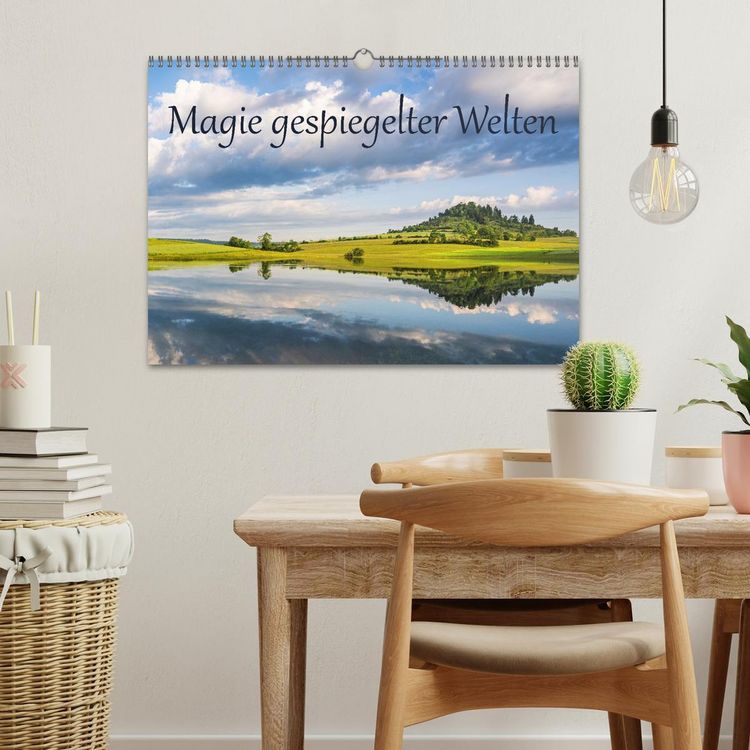 Produktbild: Magie gespiegelter Welten (Wandkalender 2026 DIN A3 quer), CALVENDO Monatskalender
