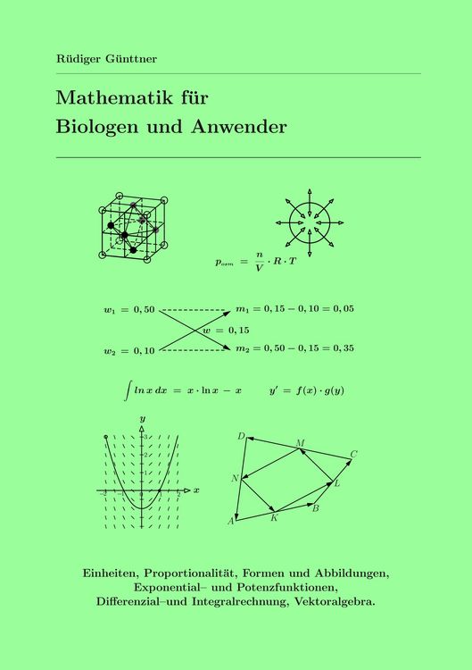 Produktbild: Mathematik f&uuml;r Biologen und Anwender