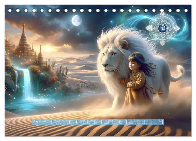 Produktbild: Spirit Animal Dreams (Desk Calendar 2027 DIN A5 landscape), CALVENDO 12 Month DeskCalendar